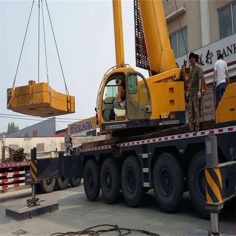 王下乡当地吊车出租|机器吊装|75吨|工厂搬迁服务